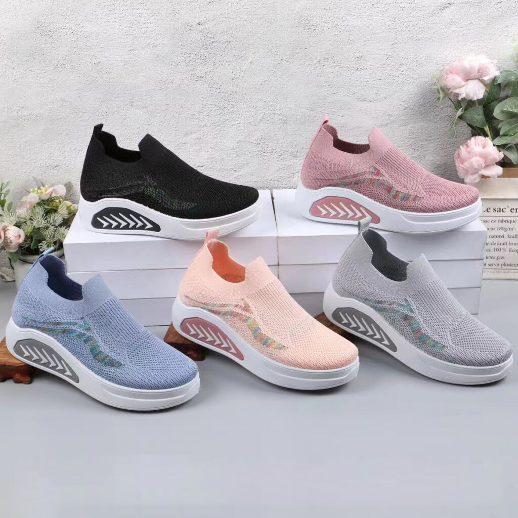 Women Flat Platform Walking Shoe