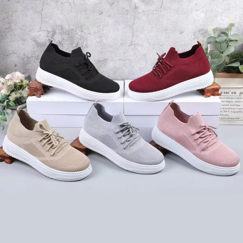 Breathable Lace Up Comfort Shoe
